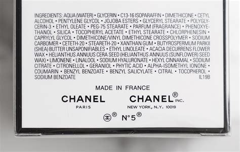 coco chanel no 5 ingredients